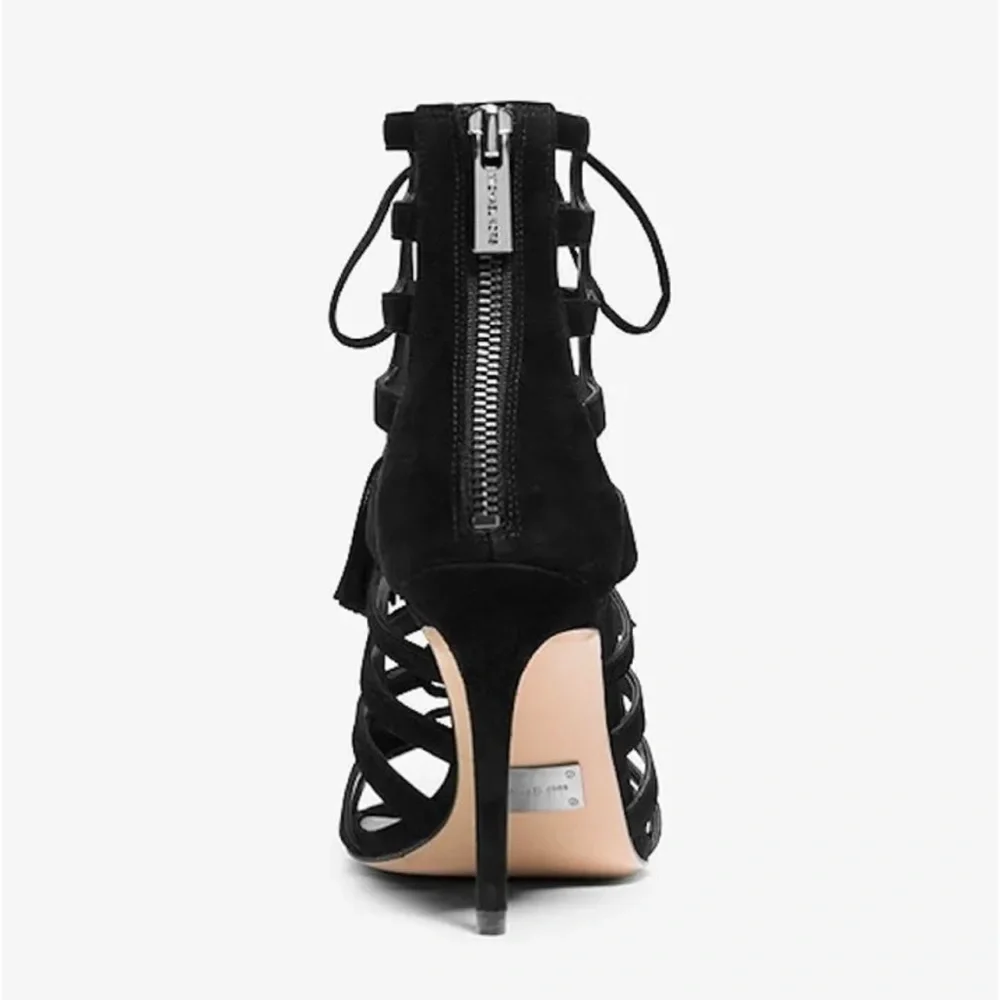 MICHEAL‎ KORS Collection Bardot Suede Stiletto Sandal Size 6.5